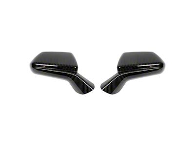 APR Performance Replacement Mirror Caps; Carbon Fiber (16-24 Camaro w/o Dimming Mirrors)
