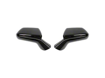 APR Performance Replacement Mirror Caps; Carbon Fiber (16-24 Camaro w/o Dimming Mirrors)