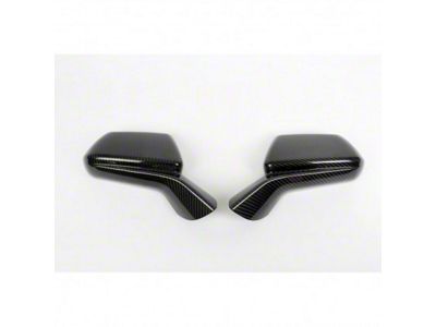 APR Performance Replacement Mirror Housings; Carbon Fiber (16-24 Camaro w/ Dimming Mirrors)