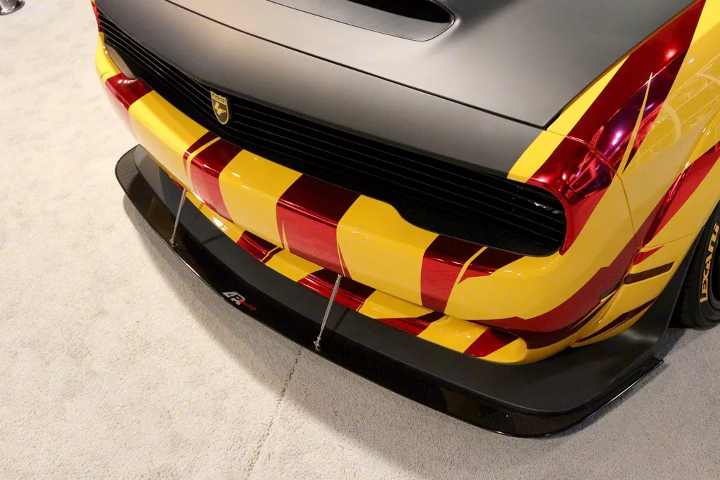 APR Performance Challenger Front Wind Splitter; Carbon Fiber