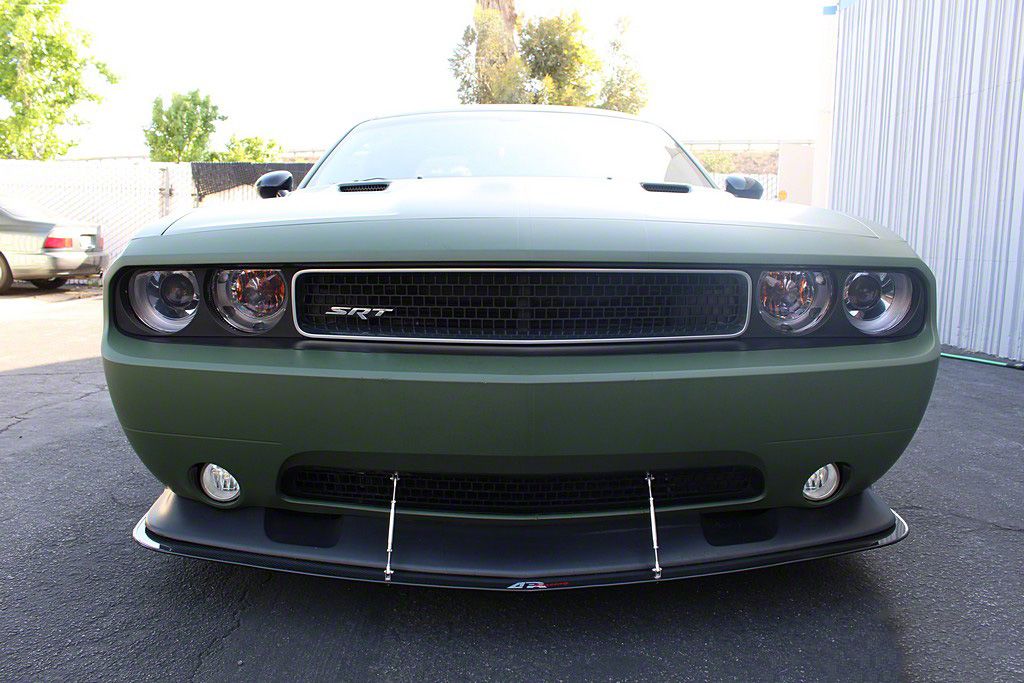 APR Performance Challenger Front Wind Splitter; Carbon Fiber CW