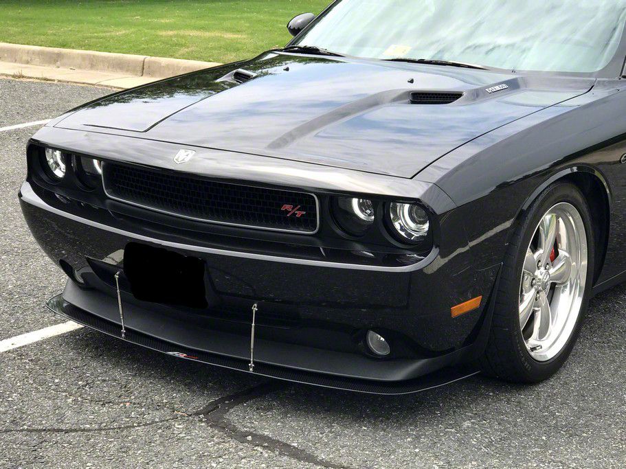 APR Performance Challenger Front Wind Splitter; Carbon Fiber