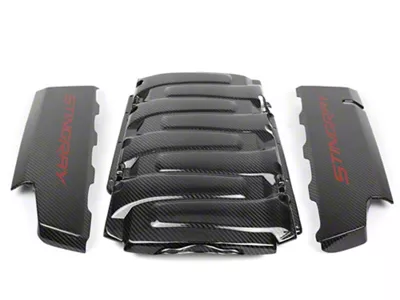 APR Performance Engine Cover Package; Carbon Fiber (14-19 Corvette C7 Stingray)