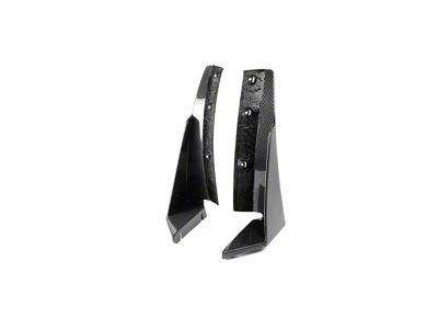 APR Performance Front Bumper Canards; Carbon Fiber (15-19 Corvette C7 Z06 w/ OEM Air Dam)