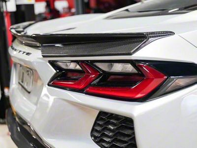 APR Performance Rear Spoiler Delete; Carbon Fiber (20-25 Corvette C8, Excluding Z06)