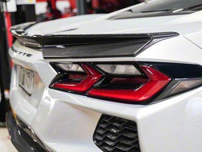 APR Performance Rear Spoiler Delete; Carbon Fiber (20-24 Corvette C8, Excluding Z06)