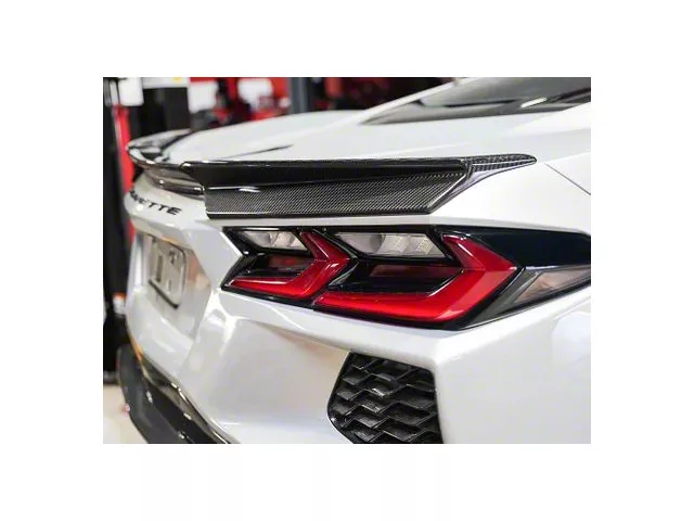 APR Performance Rear Spoiler Delete; Carbon Fiber (20-24 Corvette C8, Excluding Z06)
