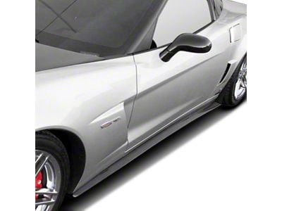 APR Performance Side Rocker Extensions; Carbon Fiber (05-13 Corvette C6 Grand Sport, Z06)