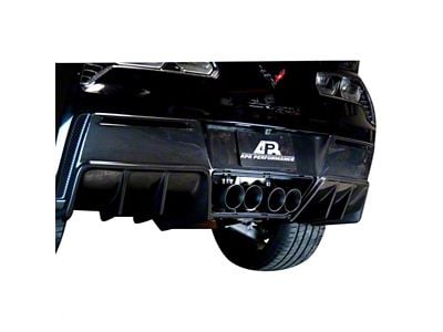 APR Performance Version 2 Rear Diffuser with Undertray; Carbon Fiber (14-19 Corvette C7)