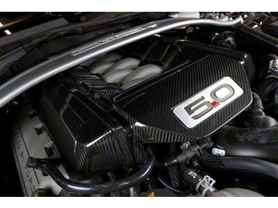 APR Performance Engine Cover; Carbon Fiber (15-17 Mustang GT)