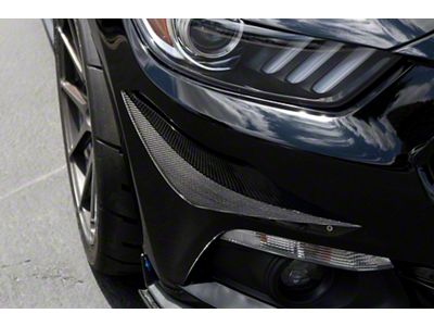 APR Performance Front Bumper Canards; Carbon Fiber (15-17 Mustang GT, EcoBoost, V6)