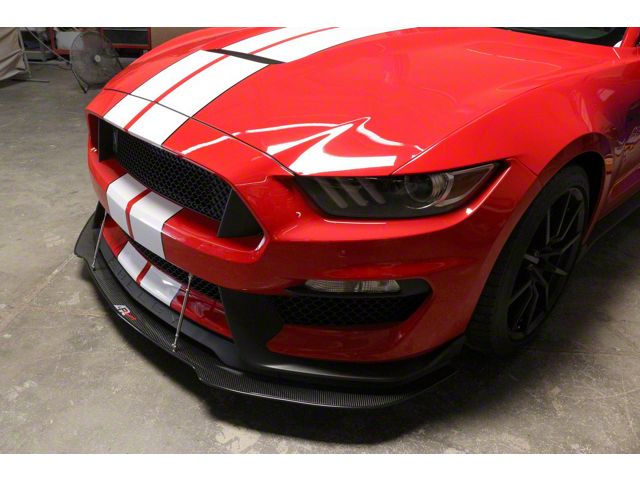 APR Performance Front Wind Splitter; Carbon Fiber (15-17 Mustang GT350)