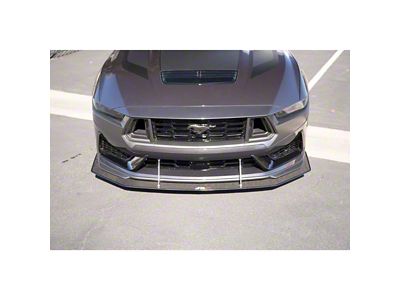 APR Performance Front Wind Splitter; Carbon Fiber (24-25 Mustang Dark Horse)