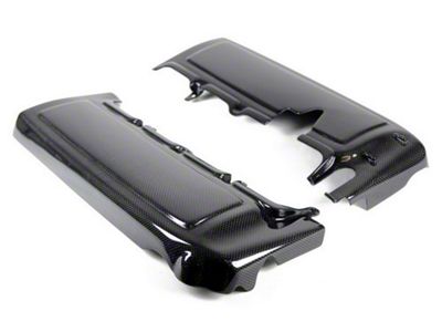 APR Performance Fuel Rail Covers; Carbon Fiber (05-10 Mustang GT)