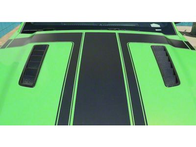 APR Performance Hood Vents; Carbon Fiber (13-14 Mustang GT)