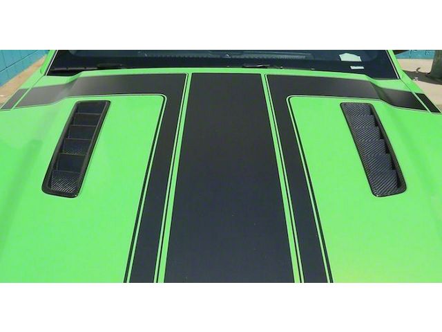 APR Performance Hood Vents; Carbon Fiber (13-14 Mustang GT)
