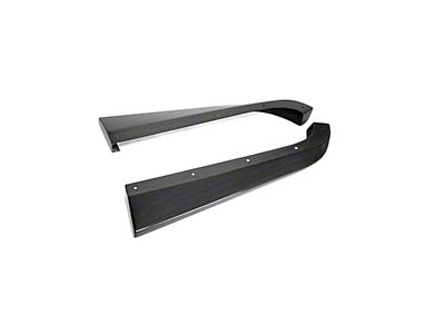 APR Performance Rear Bumper Skirts; Carbon Fiber (05-09 Mustang)