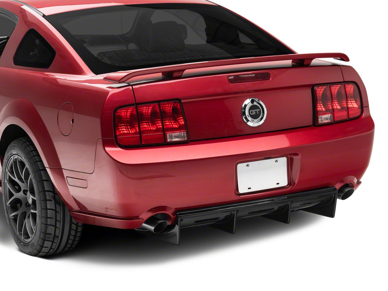 APR Performance Mustang Rear Diffuser; Carbon Fiber AB-262019 (05-09 ...