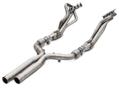 American Racing Headers 1-3/4-Inch Catted Long Tube Headers with X-Pipe; Bottle-Neck Eliminator (15-17 Mustang GT)