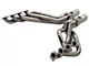 American Racing Headers 1-7/8 x 3-Inch Catted Long Tube Headers with X-Pipe; Bottle-Neck Eliminator (15-17 Mustang GT)