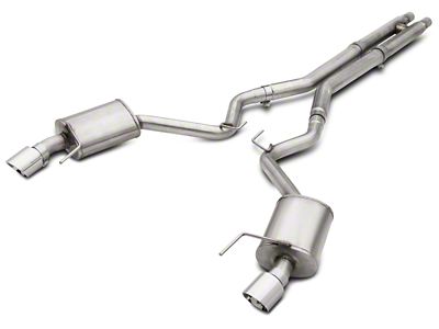American Racing Headers 2.50-Inch Pure Thunder Cat-Back Exhaust with H-Pipe (15-17 Mustang GT Fastback)