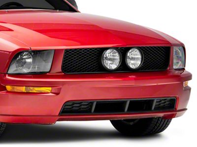 Armordillo GT Style Upper Grille; Matte Black (05-09 Mustang GT)