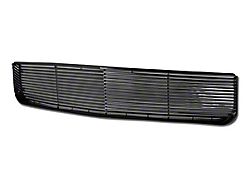 Armordillo Horizontal Upper Grille; Gloss Black (05-09 Mustang V6)