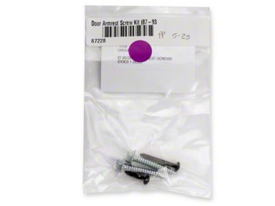Door Armrest Screw Kit (87-93 Mustang)