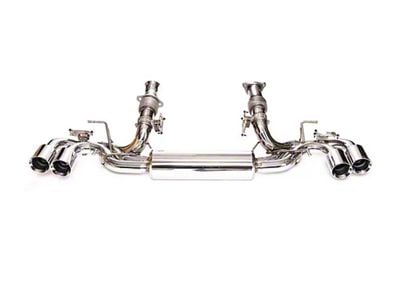 Armytrix Valvetronic Cat-Back Exhaust System with Chrome Silver Tips (20-24 Corvette C8 Stingray)