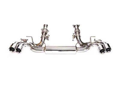 Armytrix Valvetronic Cat-Back Exhaust System with Chrome Silver Tips (20-25 Corvette C8 Stingray)