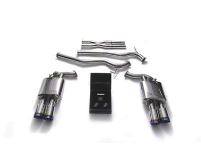 Armytrix Valvetronic Cat-Back Exhaust System with Blue Coated Tips (18-23 Mustang GT Fastback w/o Active Exhaust)