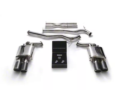 Armytrix Valvetronic Cat-Back Exhaust System with Carbon Fiber Tips (18-23 Mustang GT Fastback w/o Active Exhaust)