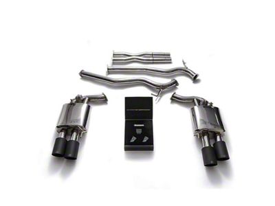 Armytrix Valvetronic Cat-Back Exhaust System with Matte Black Tips (18-23 Mustang GT Convertible w/o Active Exhaust)