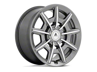 Asanti Esquire Gloss Anthracite Bright Machined Wheel; 22x9 (05-09 Mustang)