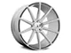 Asanti Aries Brushed Silver Wheel; Rear Only; 22x10.5 (06-10 RWD Charger)