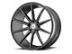 Asanti Aries Matte Graphite Wheel; Rear Only; 20x10 (06-10 RWD Charger)