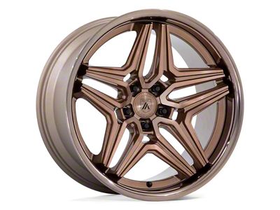 Asanti Duke Platinum Bronze Wheel; Rear Only; 22x10.5 (06-10 RWD Charger)