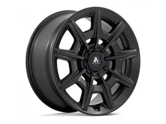 Asanti Esquire Satin Black with Gloss Black Face Wheel; 20x9 (06-10 RWD Charger)