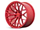 Asanti Mogul Candy Red Wheel; Rear Only; 20x11 (06-10 RWD Charger)