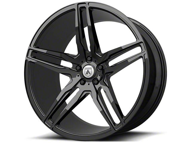 Asanti Orion Gloss Black Wheel; Rear Only; 22x10.5 (06-10 RWD Charger)