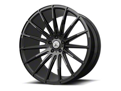 Asanti Polaris Gloss Black Wheel; Rear Only; 20x10.5 (06-10 RWD Charger)