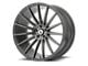Asanti Polaris Matte Graphite Wheel; Rear Only; 20x10.5 (06-10 RWD Charger)