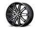Asanti Pollux Gloss Black Machined Wheel; Rear Only; 22x10 (06-10 RWD Charger)