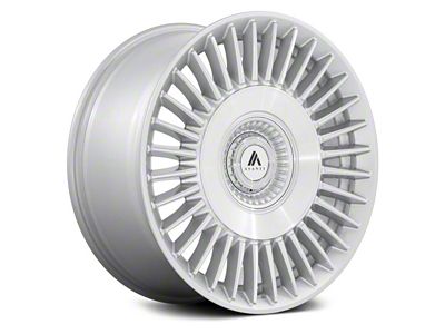 Asanti Tiara Gloss Silver with Bright Machined Face Wheel; 20x9 (06-10 RWD Charger)