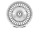 Asanti Tiara Gloss Silver with Bright Machined Face Wheel; 20x9 (06-10 RWD Charger)