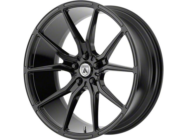 Asanti Vega Gloss Black Wheel; Rear Only; 22x10.5 (06-10 RWD Charger)