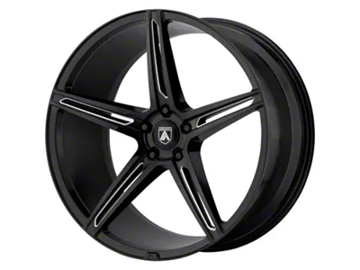 Asanti Alpha 5 Gloss Black Milled Wheel; 20x9; 35mm Offset (10-15 Camaro)