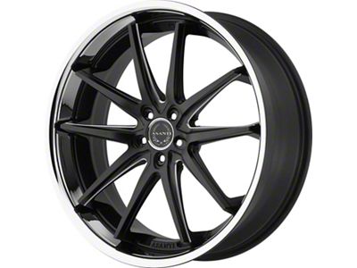 Asanti Altair Matte Black Milled Wheel; 20x8.5; 35mm Offset (10-15 Camaro)