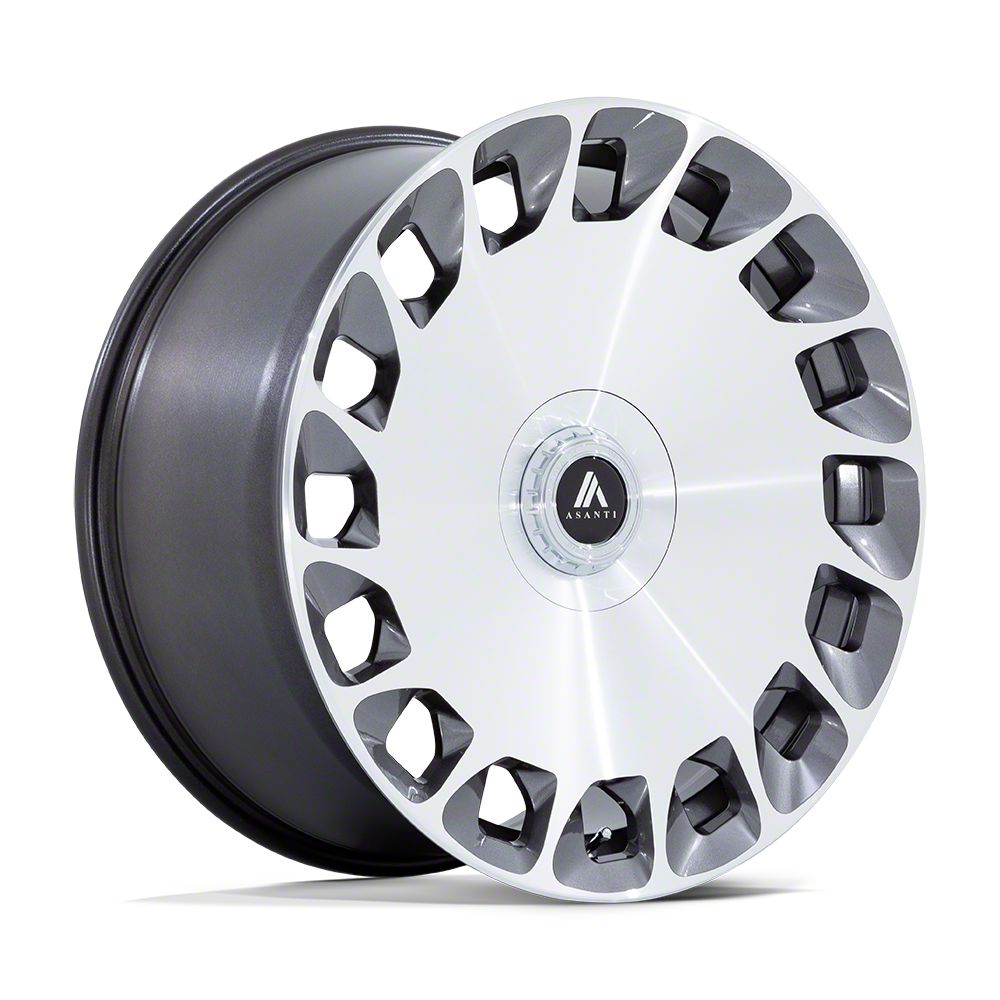Asanti Camaro Esquire Gloss Anthracite Bright Machined Wheel