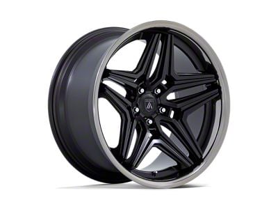 Asanti Duke Satin Black with DDT Lip Wheel; Rear Only; 20x10.5; 18mm Offset (10-15 Camaro)